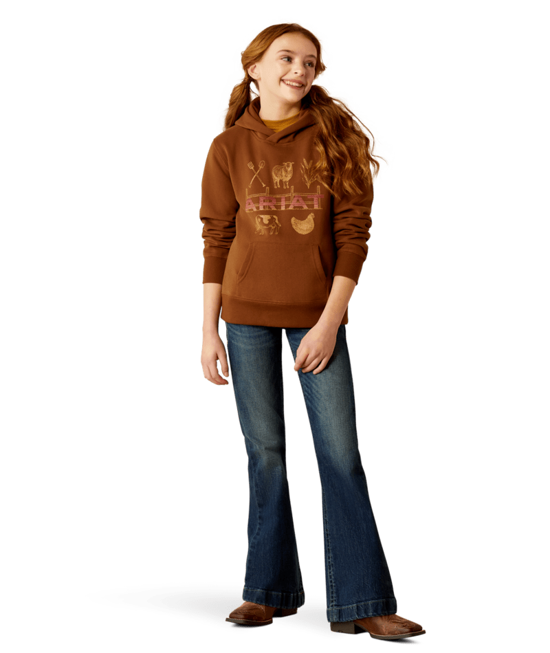 Ariat Girl's Soft Silt Ranch Collections Hoodie