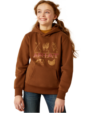 Ariat Girl's Soft Silt Ranch Collections Hoodie