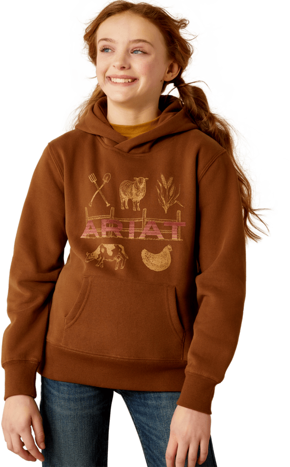 Ariat Girl's Soft Silt Ranch Collections Hoodie