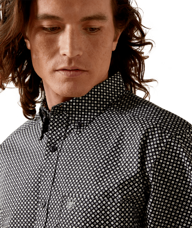 Ariat Men's Black Troy Fitted Shirt