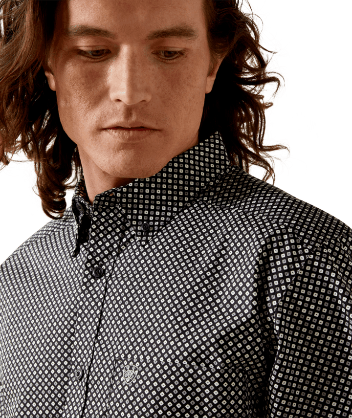 Ariat Men's Black Troy Fitted Shirt