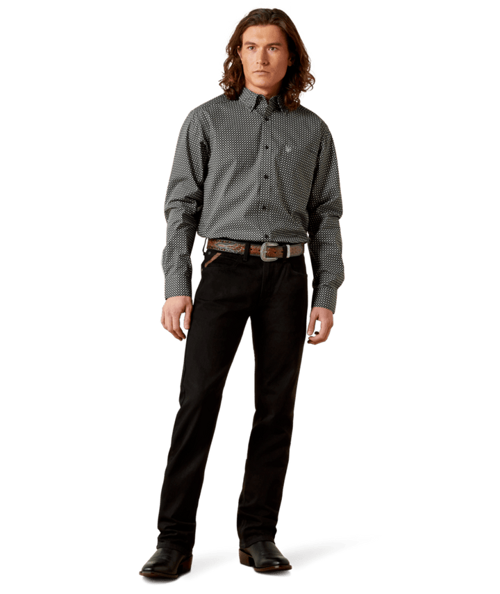 Ariat Men's Black Troy Fitted Shirt