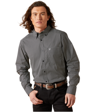 Ariat Men's Black Troy Fitted Shirt
