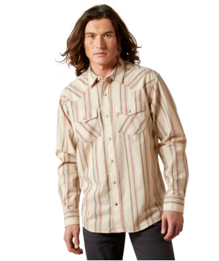 Ariat Men's Off White Hines Retro Fit Shirt