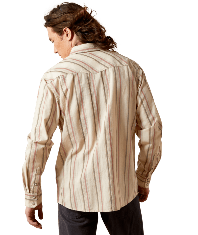 Ariat Men's Off White Hines Retro Fit Shirt