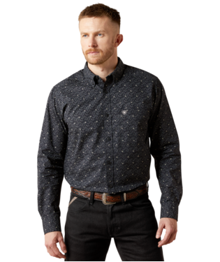 Ariat Men's Navy Wheaton Fitted Shirt