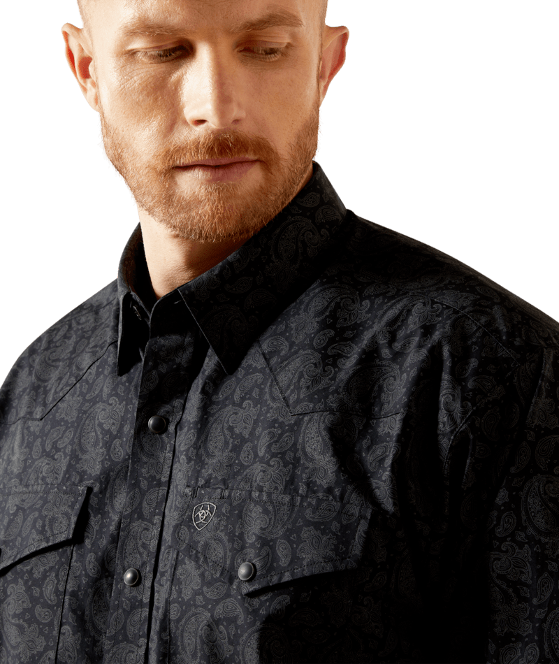 Ariat Men's Black Finnigan Classic Fit Shirt