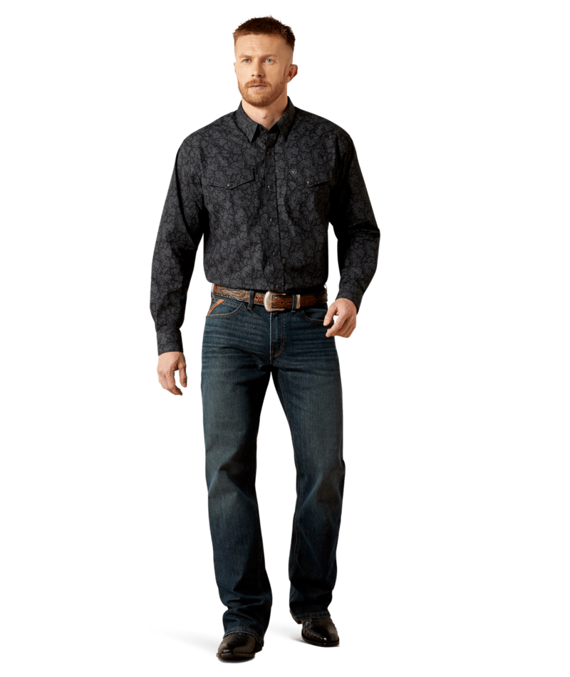 Ariat Men's Black Finnigan Classic Fit Shirt