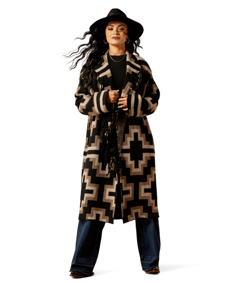 Ariat Women's Nala Southwest Barrel Sweater Coat