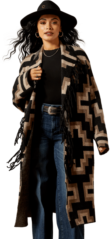 Ariat Women's Nala Southwest Barrel Sweater Coat