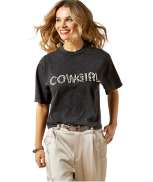 Ariat Women's Washed Black Pearl Tee