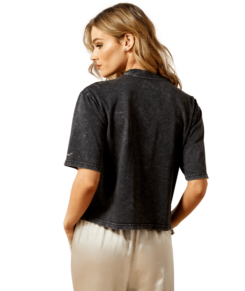 Ariat Women's Washed Black Pearl Tee