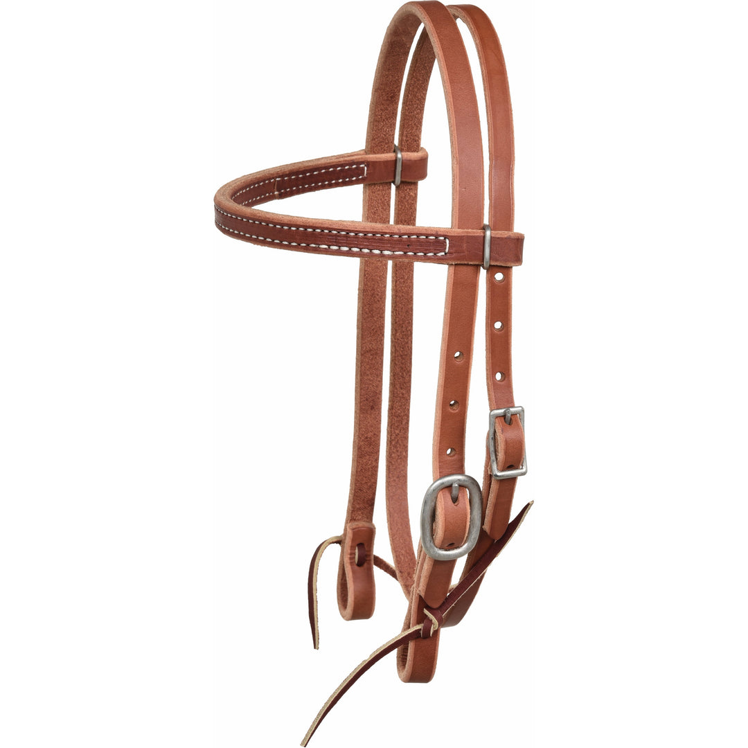 Berlin Custom Leather Harness Leather Pony Browband Headstall