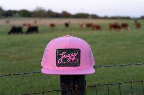 Lazy J Ranch Pink Breakaway Classic Five Panel Trucker Hat