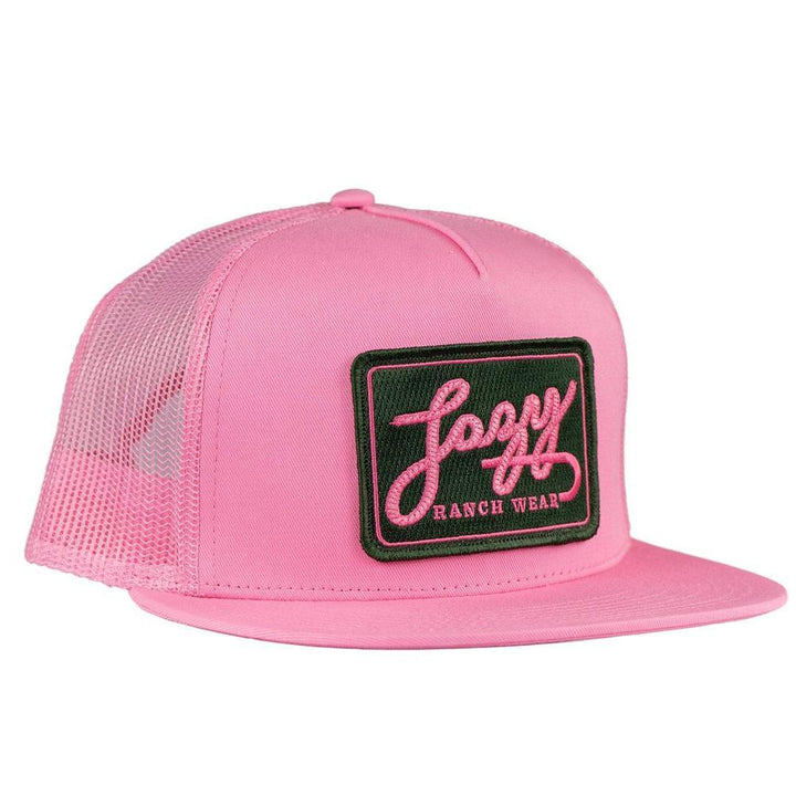 Lazy J Ranch Pink Breakaway Classic Five Panel Trucker Hat
