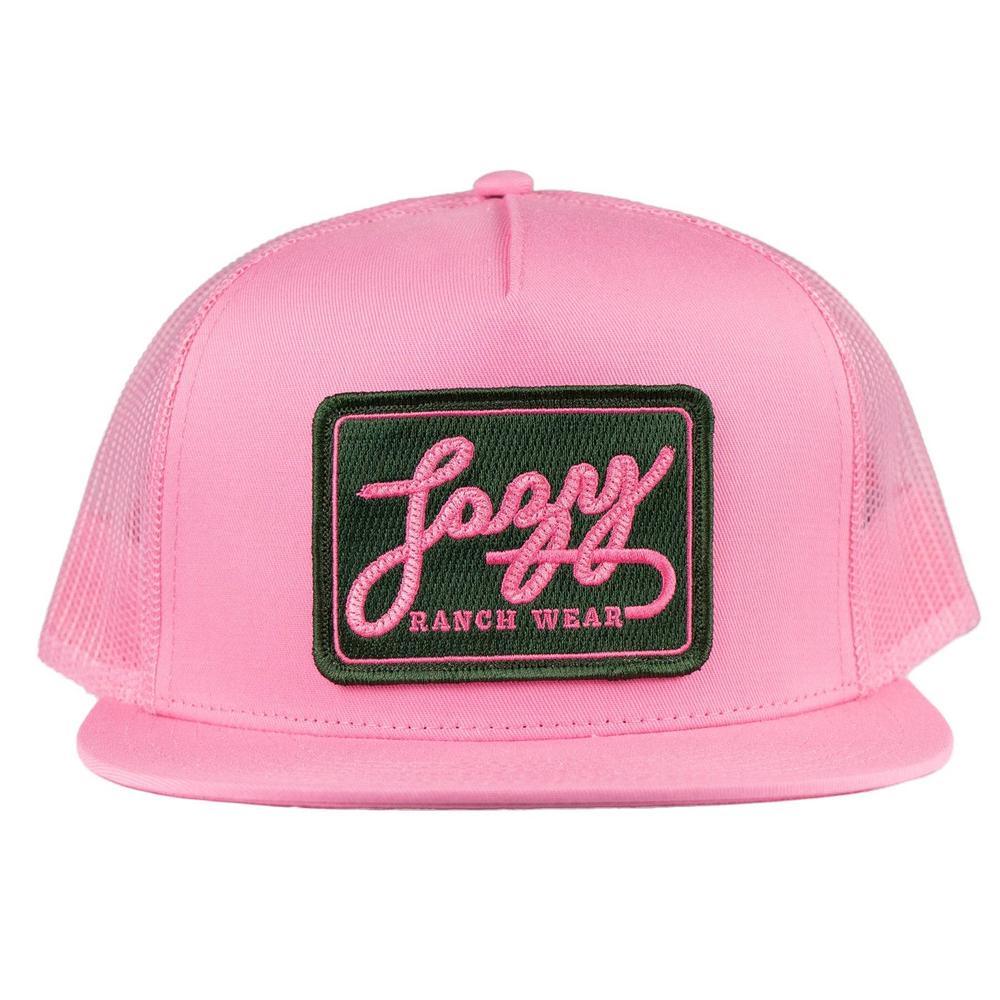 Lazy J Ranch Pink Breakaway Classic Five Panel Trucker Hat