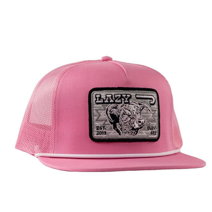 Lazy J Ranch Pink Cowpoke Classic Rope Trucker Hat