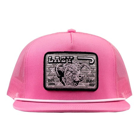 Lazy J Ranch Pink Cowpoke Classic Rope Trucker Hat