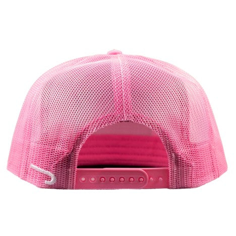 Lazy J Ranch Pink Cowpoke Classic Rope Trucker Hat