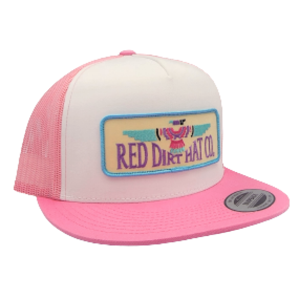 Red Dirt Hat Co Pink Thunderbird Ball Cap