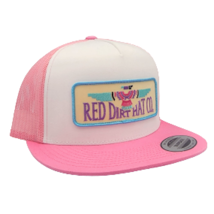 Red Dirt Hat Co Pink Thunderbird Ball Cap