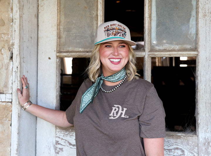 Red Dirt Hat Co Stone Deserted Ball Cap