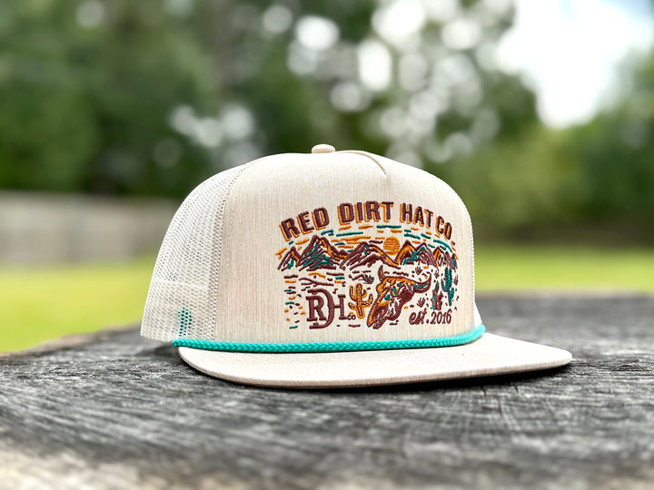 Red Dirt Hat Co Stone Deserted Ball Cap