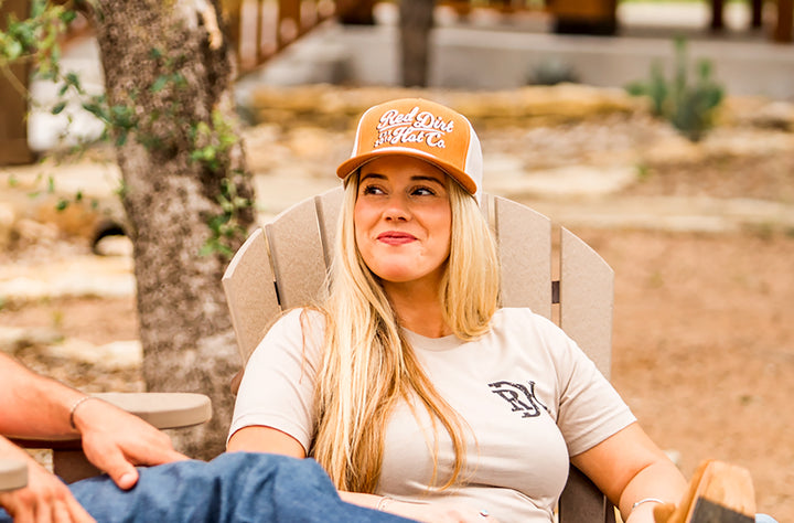 Red Dirt Hat Co Orange Sienna Ball Cap