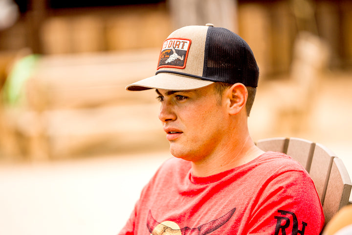 Red Dirt Hat Co Heather Tan Bones Ball Cap