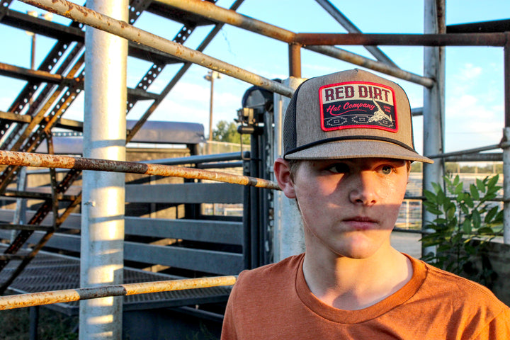 Red Dirt Hat Co Heather Tan Bones Ball Cap
