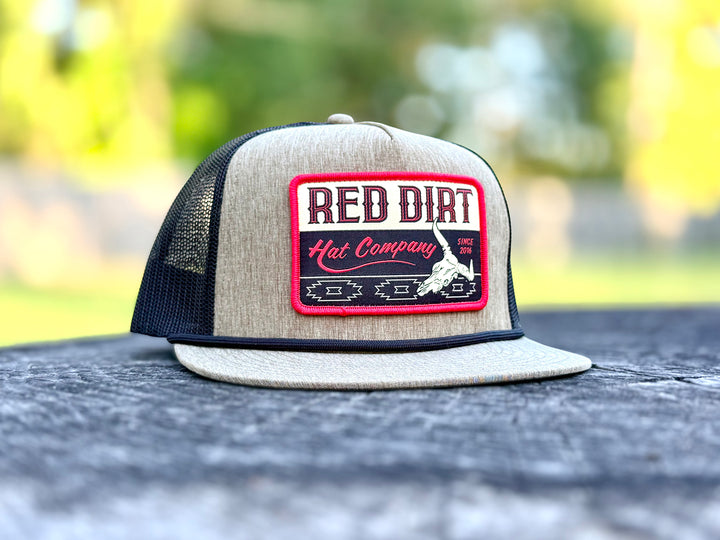 Red Dirt Hat Co Heather Tan Bones Ball Cap