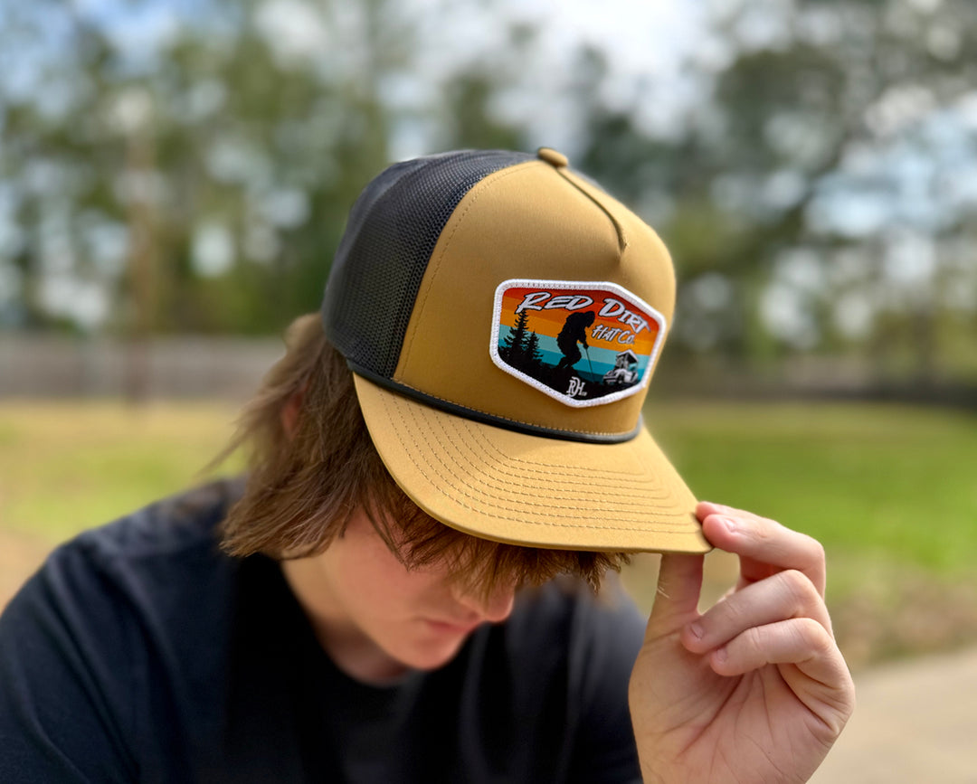 Red Dirt Hat Co Buck and Black Tee'd Off Ball Cap