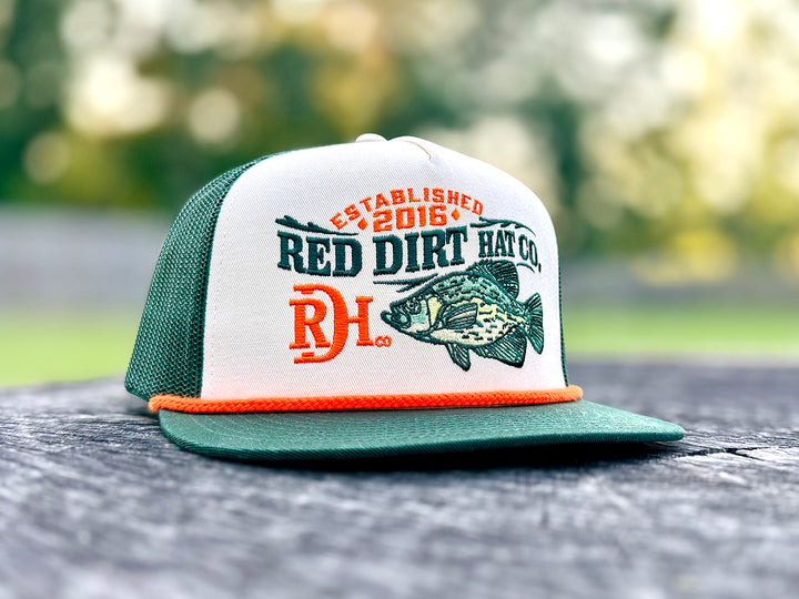 Red Dirt Hat Co Green Hooked Ball Cap