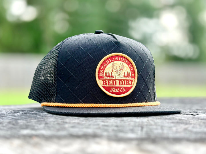 Red Dirt Hat Co Black The Rack Ball Cap