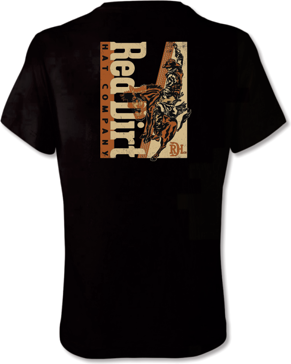 Red Dirt Hat Co Kid's Black Smoked Tee