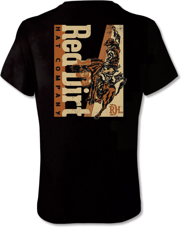 Red Dirt Hat Co Black Smoked Tee