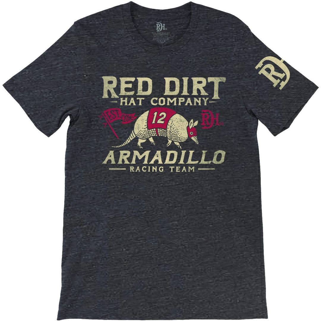 Red Dirt Hat Co Dillo Racing Flag Tee