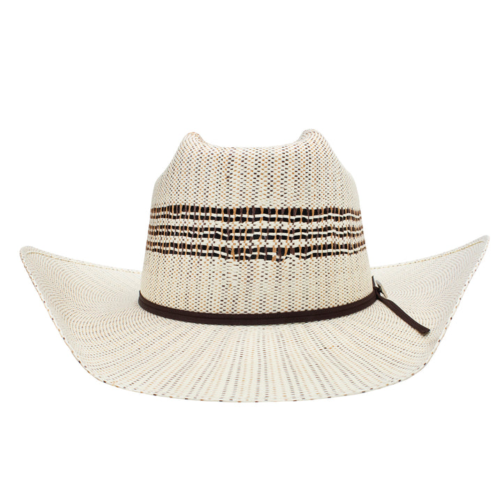 Resistol Natural and Brown Edgewood Straw Hat