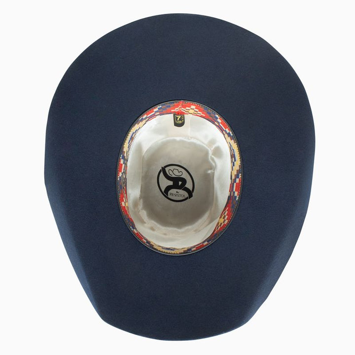 Resistol Hooey Navy 4X Trip Cowboy Felt Hat