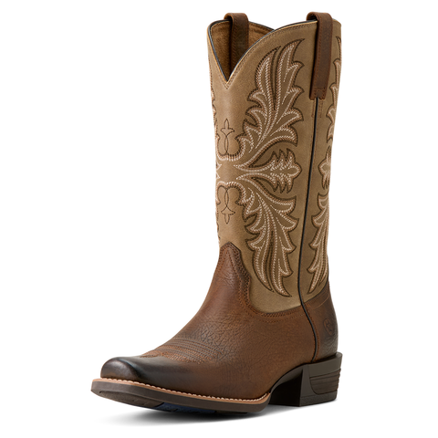 Ariat Men's Brown Bomber Hustler Cowboy Boot