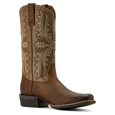 Ariat Men's Brown Bomber Hustler Cowboy Boot