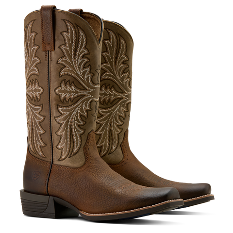 Ariat Men's Brown Bomber Hustler Cowboy Boot