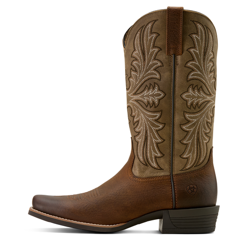 Ariat Men's Brown Bomber Hustler Cowboy Boot