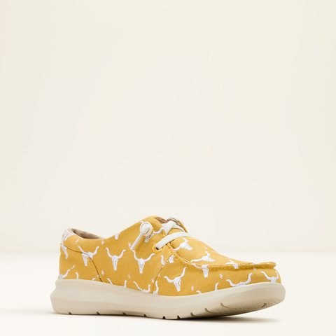 Ariat Women's Mustard Steerhead Doodle Hilo Shoe