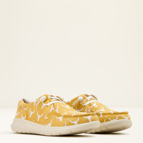 Ariat Women's Mustard Steerhead Doodle Hilo Shoe