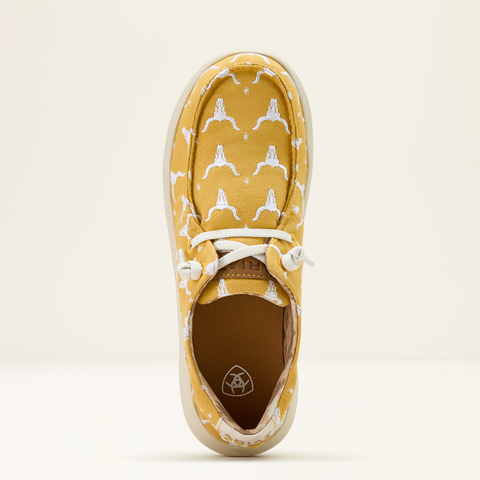 Ariat Women's Mustard Steerhead Doodle Hilo Shoe