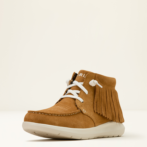 Ariat Women's Wheat Suede Fringe High Top Hilo Shoe
