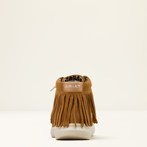 Ariat Women's Wheat Suede Fringe High Top Hilo Shoe