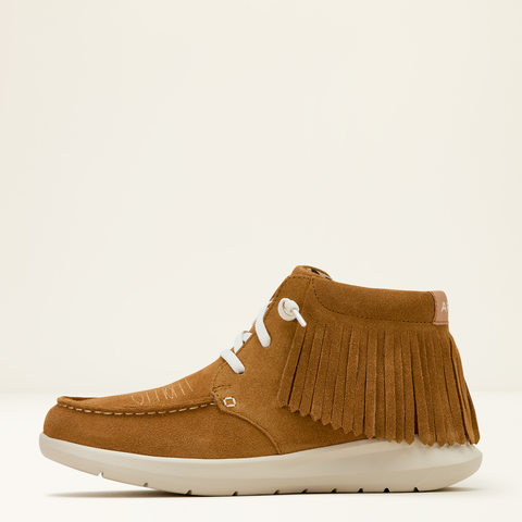 Ariat Women's Wheat Suede Fringe High Top Hilo Shoe