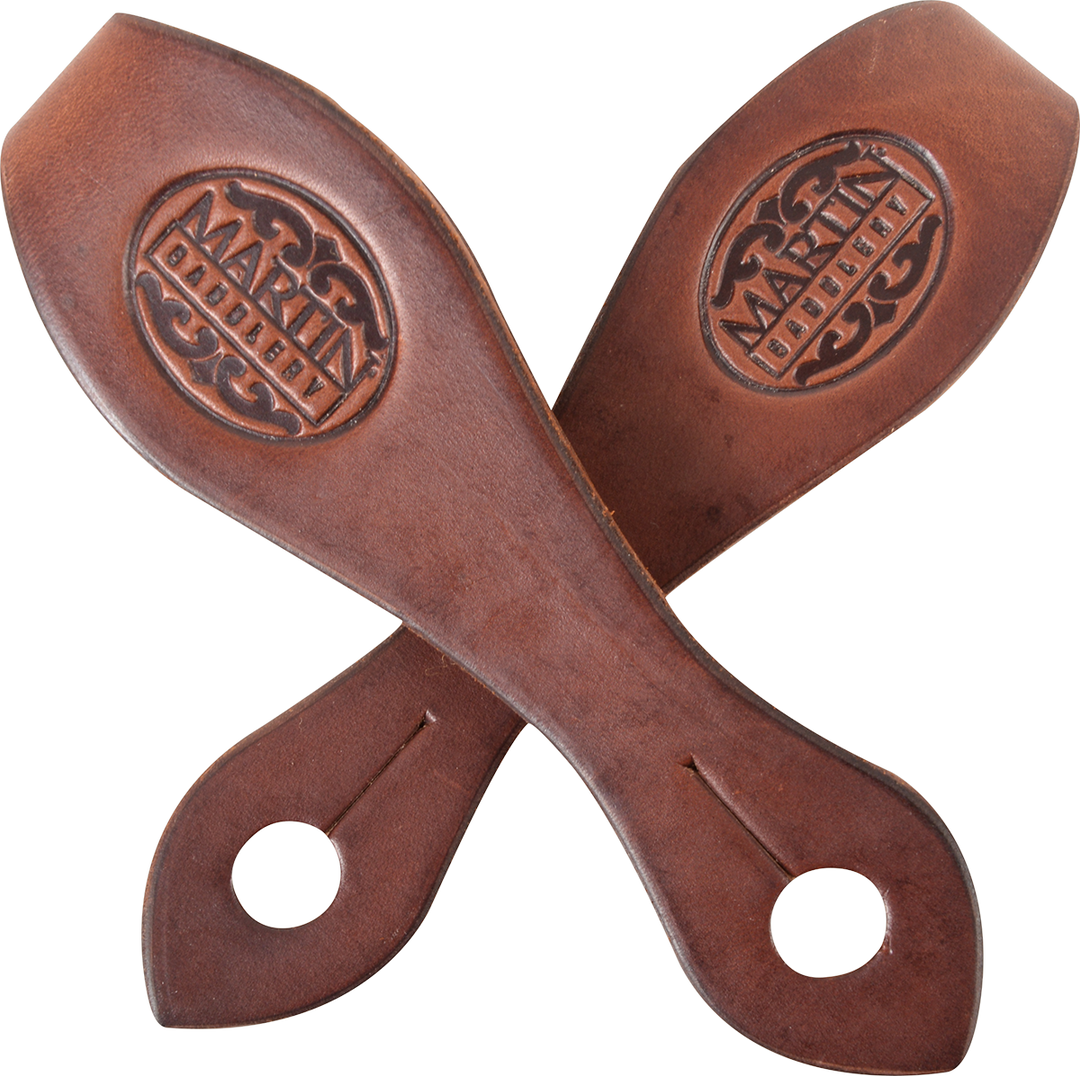 Martin Chocolate Skirting Leather Slobber Straps